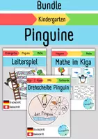 Vorschau - Stundenentwürfe - Materialpaket Pinguine (Kindergarten) - Deckblatt