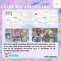 Vista previa - Juegos / Gamificación - Pack cajas del aprendizaje: Matemáticas - Portada