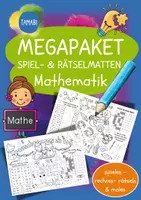 Vorschau - Mal- und Bastelvorlagen - Megapaket - Spiel- & Rätselmatten "Mathematik" | Rechnen - Malen & Rätseln | Aufgaben für Schnelle | Ich bin fertig Aufgaben | Lückenfüller - Deckblatt