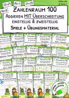 Vorschau - Spiele - Materialpaket "Addieren mit Übergang" - Zahlenraum 100 - Spiele und Übungsmaterial - Deckblatt