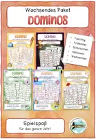 Vorschau - Spiele - Wachsendes Materialpaket Dominos - Deckblatt