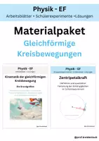 Vorschau - Arbeitsblätter - Materialpaket - Gleichförmige Kreisbewegung - Deckblatt