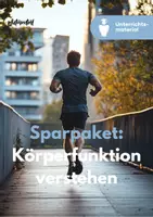 Vorschau - Unterrichtsreihen - Sparpaket - Körperfunktionen verstehen: Menschlicher Körper in Biologie - Deckblatt
