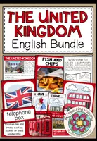 Vista previa - Unidades / Secuencias / Situaciones de Aprendizaje - THE UNITED KINGDOM - English Bundle - Portada