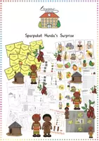 Vorschau - Arbeitsblätter - Fruits & Animals: XXL Sparpaket anhand der Lektüre "Handa's Surprise" - Englisch - Kl. 2/3 - Deckblatt