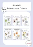 Vorschau - Arbeitsblätter - Einmaleins Rechenspaziergang Materialpaket - Deckblatt
