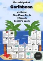 Vorschau - Bildkarten - Materialpaket "The Carribbean" Englisch Klasse 9 - Deckblatt