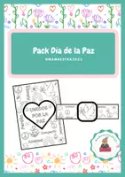 Vista previa - Manualidades / Dibujos para colorear - Paquete de materiales Día de la paz - Portada
