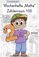 Vorschau - Arbeitsblätter - Mathe Zahlenraum 100 | Mathematik Klasse 2 | 20 Wochenhefte - Deckblatt