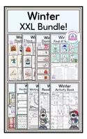 Vista previa - Hojas de trabajo - Winter - XXL Bundle!! - Portada