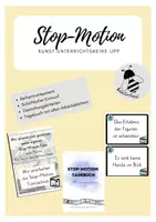 Vorschau - Stundenentwürfe - Materialpaket Kunst UPP Stop Motion - Deckblatt