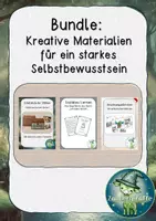 Vorschau - Mal- und Bastelvorlagen - Bundle: Kreative Materialien für ein starkes Selbstbewusstsein - Deckblatt
