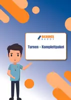 Vorschau - Stundenentwürfe - 🤸🏻Turnen - Komplettpaket Boden, Reck, Sprung - Deckblatt