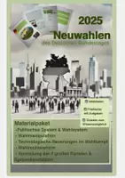 Vorschau - Arbeitsblätter - Materialpaket zur Bundestagswahl 2025 - Deckblatt