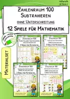 Vorschau - Stationenlernen - Materialpaket "Rechenspiele - Spiele für den Mathematikunterricht in der 2. Klasse" - Deckblatt