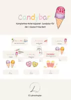 Vorschau - Spiele - XL Materialpaket: Gesamte Candybar für die 1. Klasse - Deckblatt