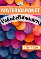 Vorschau - Arbeitsblätter - Materialpaket - Vokabelübungen (Englisch) - Deckblatt