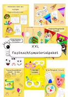 Vorschau - Arbeitsblätter - XXL Fastnachtsmaterialpaket - Deckblatt