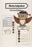 Vorschau - Stundenentwürfe - Materialpaket: Sachaufgaben lösen inkl. Sachaufgabenkartei - Deckblatt