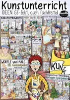 Vorschau - Arbeitsblätter - Kunst / Kunstunterricht / Kreative Vertretungsstunden 🎨 PAKET - Deckblatt