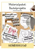 Vorschau - Mal- und Bastelvorlagen - Materialpaket: Bastelprojekte - Deckblatt