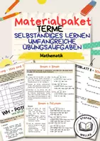 Vorschau - Arbeitsblätter - Materialpaket - Terme - Eigenständiges Lernen - Deckblatt