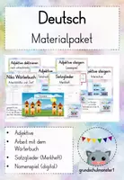 Vorschau - Unterrichtsreihen - Materialpaket Deutsch - Deckblatt