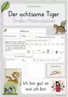 Vorschau - Stundenentwürfe - Der achtsame Tiger - Begleitpaket zum Bilderbuch und Musikhörspiel - Deckblatt