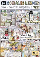 Vorschau - Arbeitsblätter - Soziales Lernen 🫱🏼🫲🏾☀️ - XXL Materialpaket für sozial-emotionale Kompetenzen SEL - Deckblatt