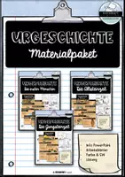 Vorschau - Stundenentwürfe - Die Urgeschichte - Materialpaket - Deckblatt