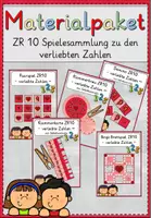 Vorschau - Spiele - Materialpaket ZR10 verliebte Zahlen - Deckblatt