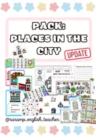 Vista previa - Hojas de trabajo - PLACES IN THE CITY PACK - Portada