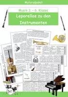 Vorschau - Arbeitsblätter - Materialpaket: Die Instrumente erklärt (Leporello, Arbeitsblatt und Lösung) - Deckblatt