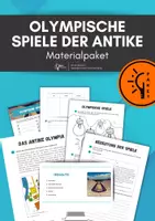 Vorschau - Arbeitsblätter - Materialpaket - Die Olympischen Spiele der Antike - Deckblatt