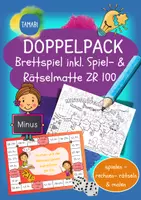 Vorschau - Arbeitsblätter - Doppelpack "Brettspiel + Spiel- & Rätselmatte Minusaufgaben ZR 100" | Mathematik Klasse 2 | Mathe Spiele Klasse 2 | Rechnen bis 100 - Deckblatt