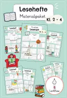 Vorschau - Arbeitsblätter - Leseheft Jahreszeiten, Feste etc. Kl. 2 - 4 | Materialpaket - Deckblatt