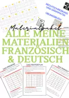 Vorschau - Spiele - Materialpaket - Komplettpaket alle meine Materialien Deutsch + Französisch wachsend Deutsch/Französisch - Deckblatt