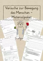 Vorschau - Stundenentwürfe - Versuche zur Bewegung des Menschen - Deckblatt