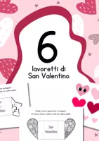 anteprima - Materiale per pittura e bricolage - Lavoretti di San Valentino per bambini - Pagina di copertina