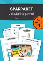Vorschau - Arbeitsblätter - Volleyball ⎮ Materialpaket Regelwerk (Arbeitsblätter, Spiele, Videos uvm.) - Deckblatt