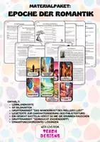 Vorschau - Stundenentwürfe - Materialpaket: Unterrichtsreihe zur Epoche Romantik - Deckblatt