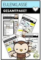 Vorschau - Arbeitsblätter - Materialpaket - Gesamtpaket - Eulenklasse – wachsendes Bundle - Deckblatt