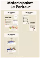 Vorschau - Stationenlernen - Materialpaket Le Parkour - Deckblatt