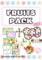 Vista previa - Hojas de trabajo - FRUITS PACK - Portada