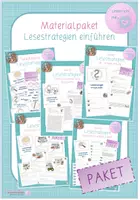 Vorschau - Arbeitsblätter - Materialpaket: Lesestrategien einführen Kl.3-5 - Deckblatt