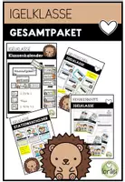Vorschau - Arbeitsblätter - Materialpaket - Gesamtpaket - Igelklasse – wachsendes Bundle - Deckblatt