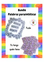 Vista previa - Juegos / Gamificación - Bundle palabras parasintéticas - Portada