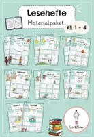 Vorschau - Stationenlernen - Leseheft Jahreszeiten, Feste Klasse 1 - 4 | Materialpaket - Deckblatt