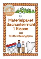 Vorschau - Stundenentwürfe - Materialpaket Sachunterricht 1. Klasse - Deckblatt