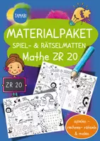 Vorschau - Spiele - Materialpaket - Spiel- & Rätselmatten "Mathematik ZR 20" | Rechnen - Malen & Rätseln | Aufgaben für Schnelle | Ich bin fertig Aufgaben | Lückenfüller - Deckblatt